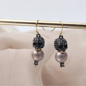 Alexis Bittar Skull Stud Earrings